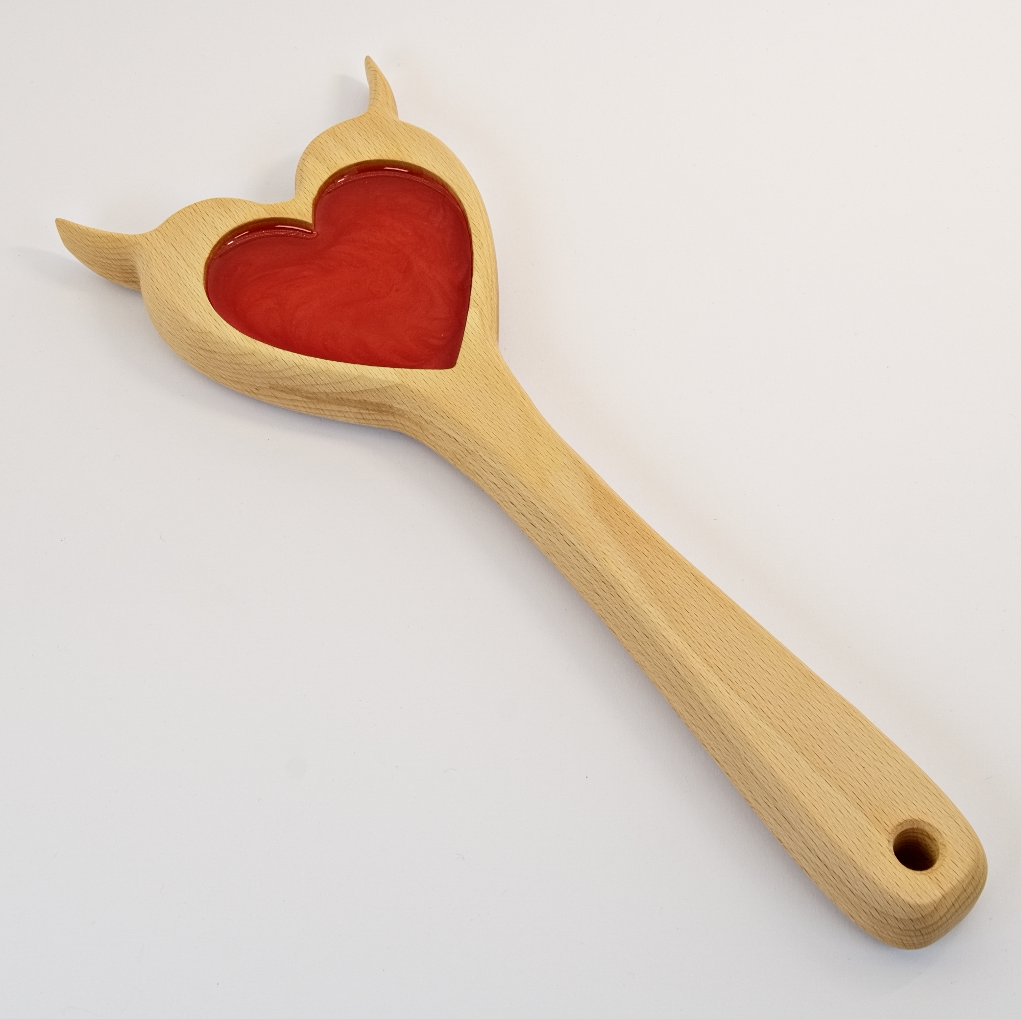 BDSM Paddle Teufels-Herz – Handgefertigt & Präzise