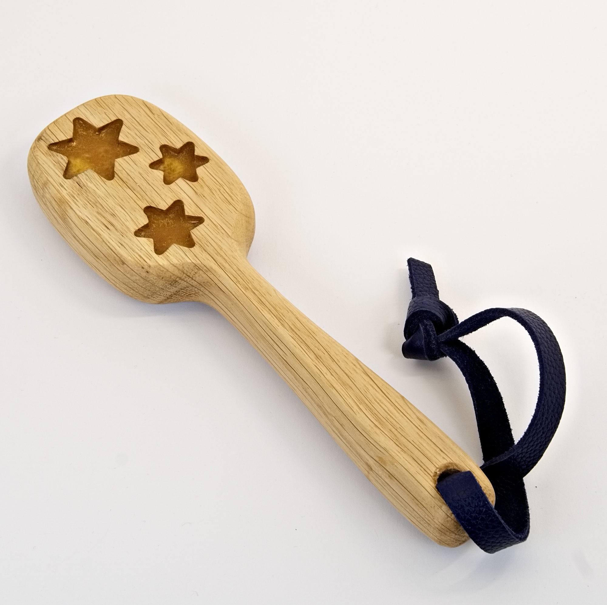 BDSM Paddle Holz klein – Sternchen Paddle to go